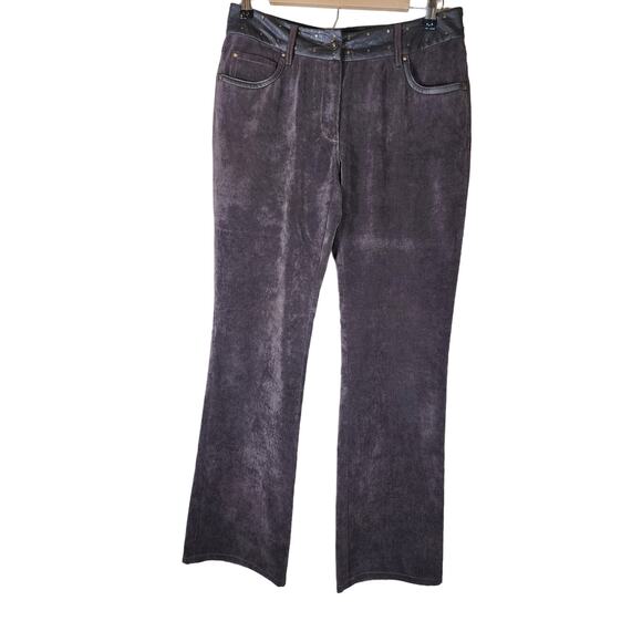 REBA Brown Tight Corduroy Mid-Rise Bootcut 70s Vibe Western Stretch Pants SZ 6 - Picture 1 of 7